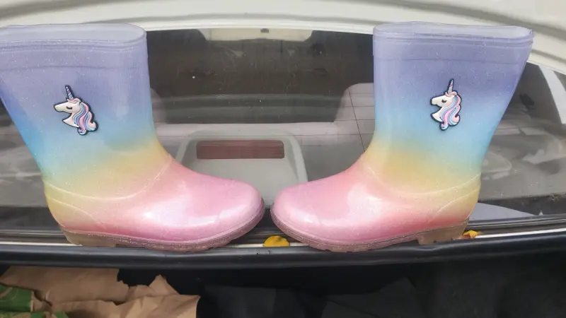 Botas de lluvia unicornio