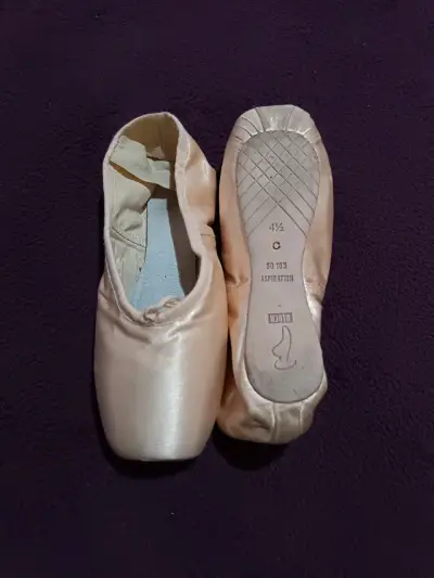 Zapatillas de ballet Bloch Aspiration beige - miniatura 3