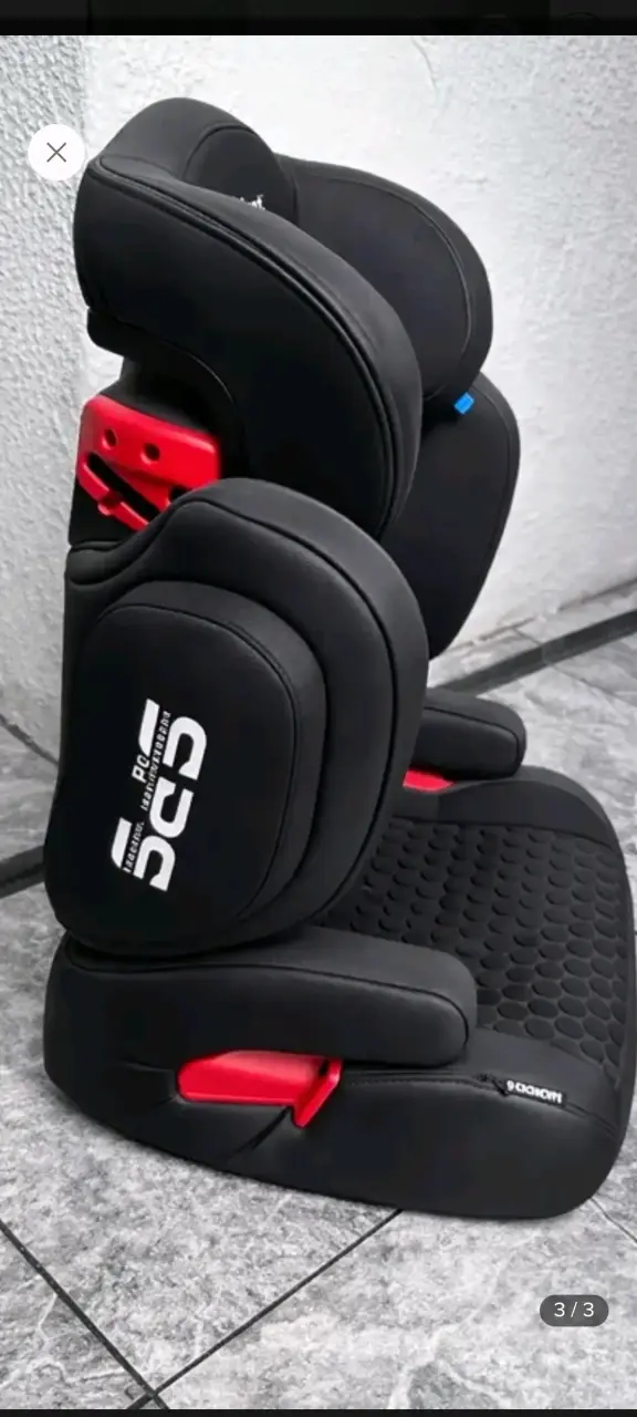 Silla de auto infantil negra - 4