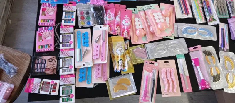 Set de pinzas para uñas rosa - 5