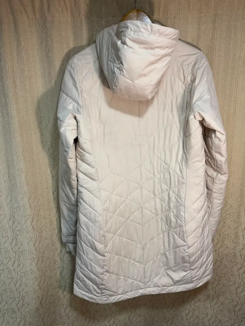 Parka blanca Columbia con capucha - 3