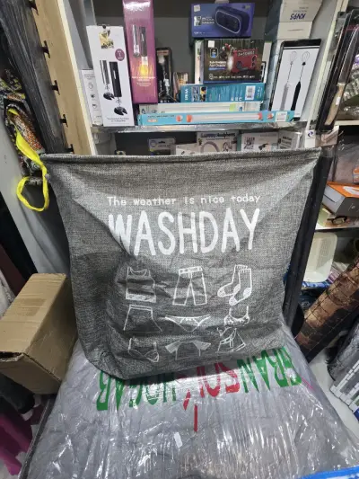 Cesto de ropa gris 'Washday' - miniatura 2