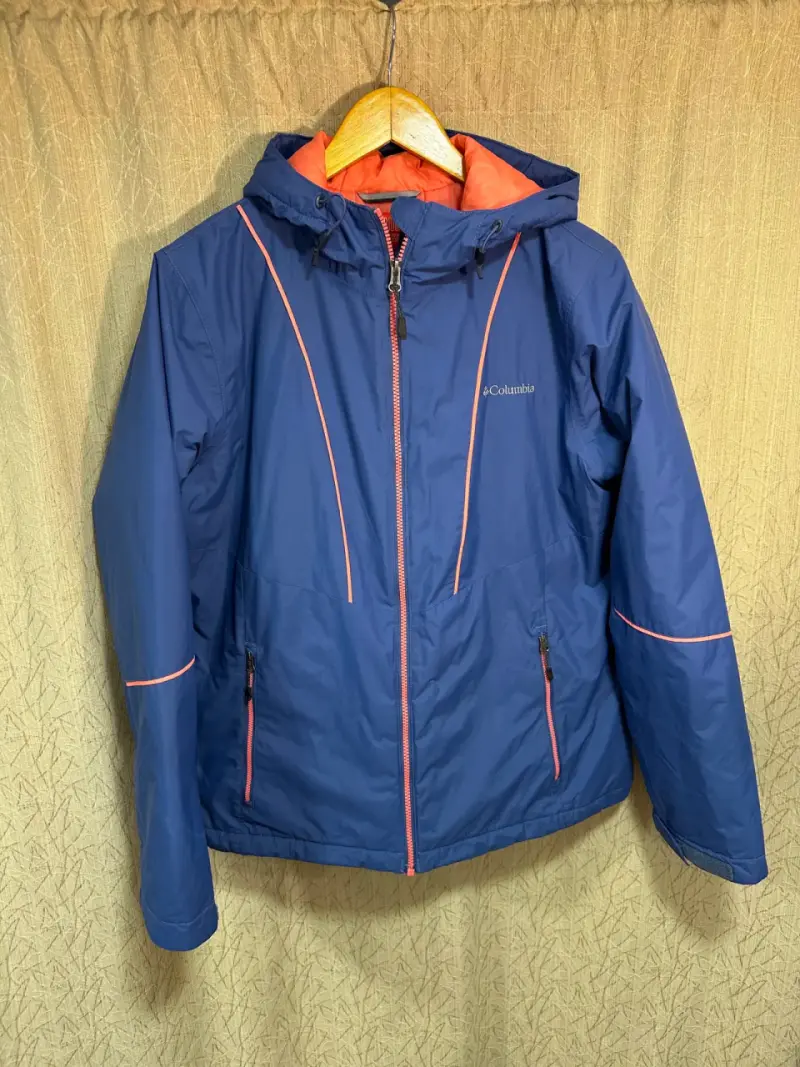 Chaqueta impermeable Columbia azul - 1