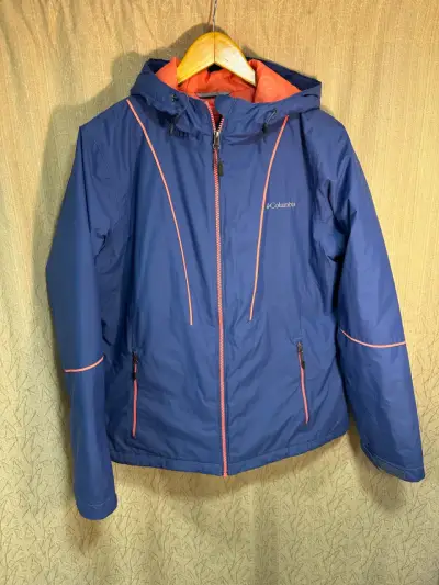 Chaqueta impermeable Columbia azul - miniatura 3