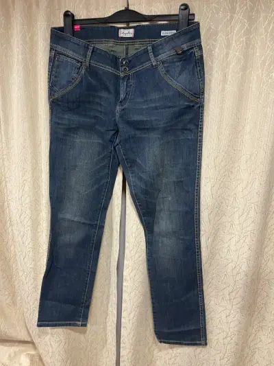 Jeans cat azul clásicos para mujer - miniatura 3