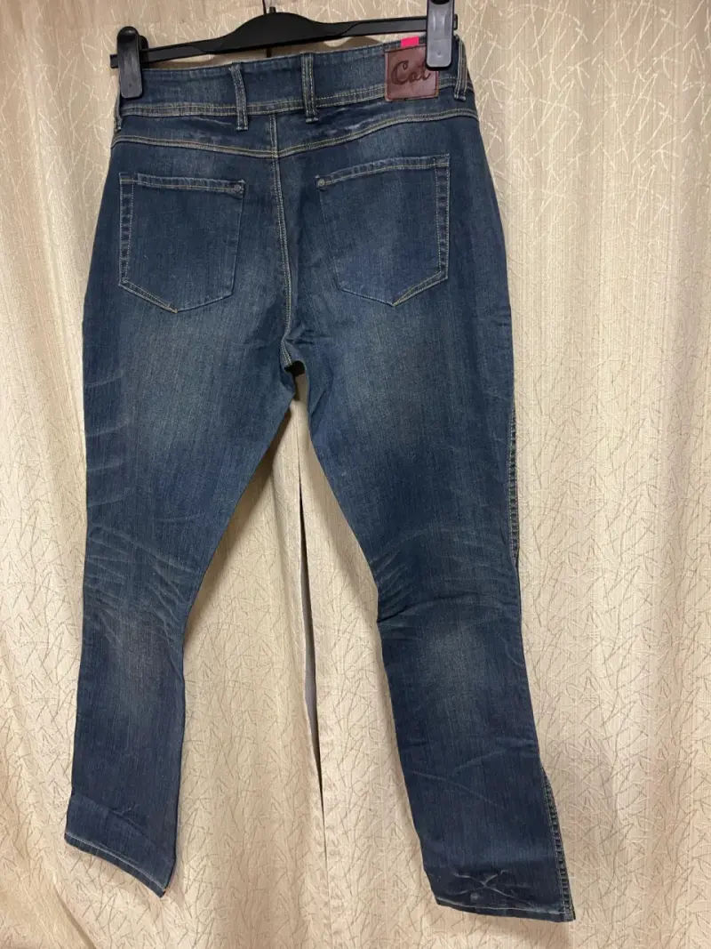 Jeans cat azul clásicos para mujer - 4