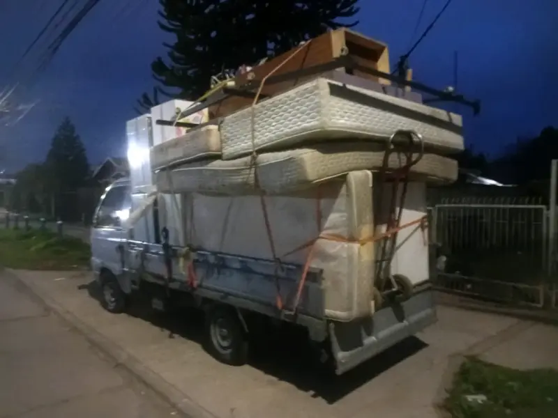 Camioneta de carga con moto fletes y mudanza - 6