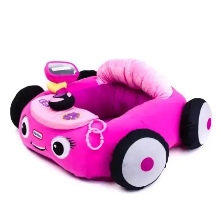 Asiento bebé auto Chicco rosa - 1