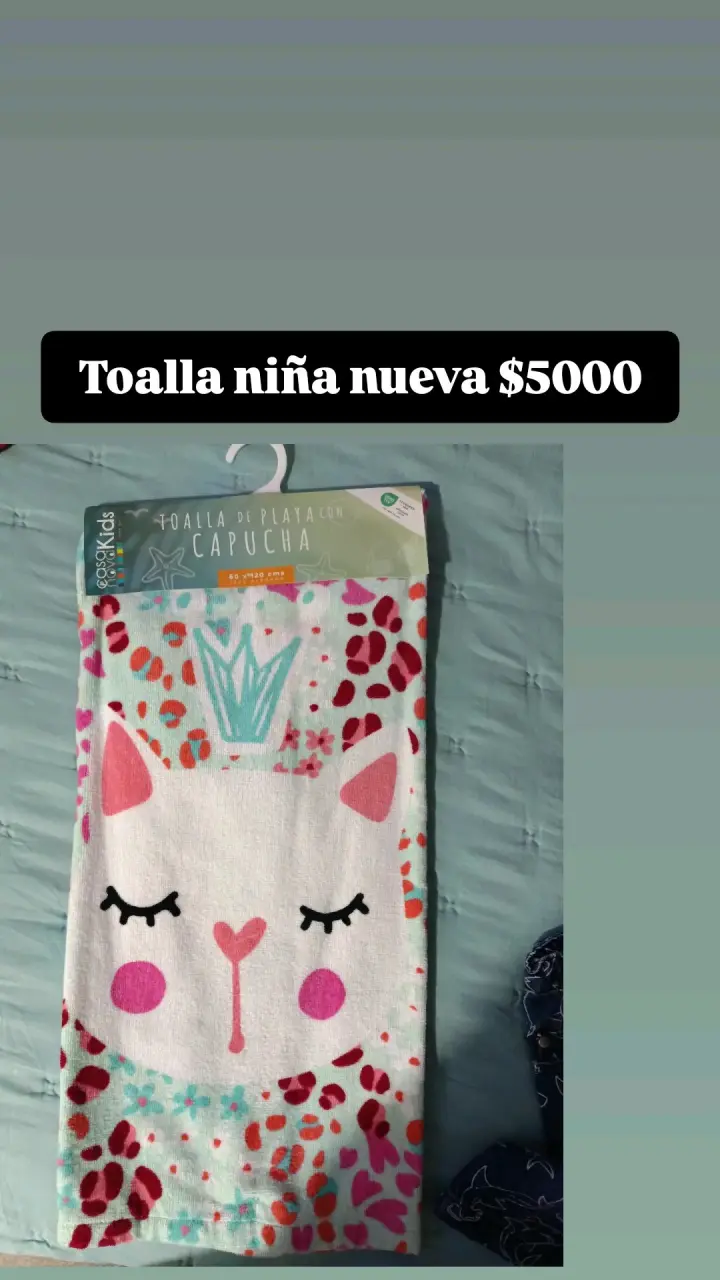 Toalla de playa con capucha