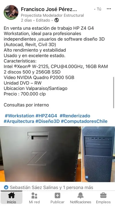 Estación de trabajo HP Z4 G4 - miniatura 1