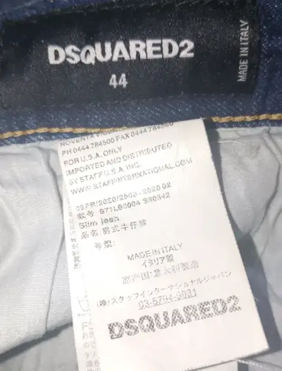Dsquared2 originales slim distressed - miniatura 3