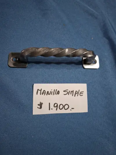 Manilla simple de metal - miniatura 1