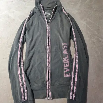 Polerón gris Everlast con franjas rosas - miniatura 1
