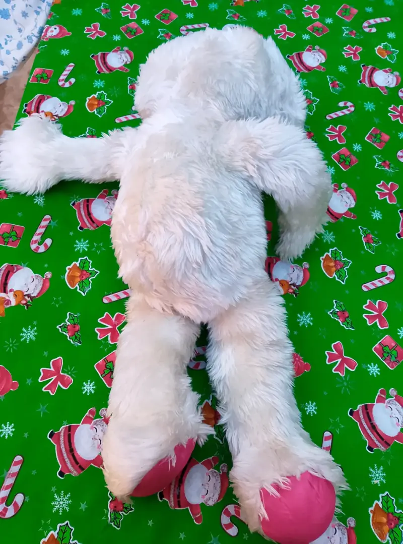 Peluche blanco grande Juanin Juan Jarry - 2