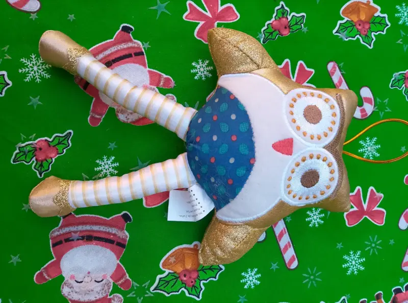 Adorno navideño de búho - 1