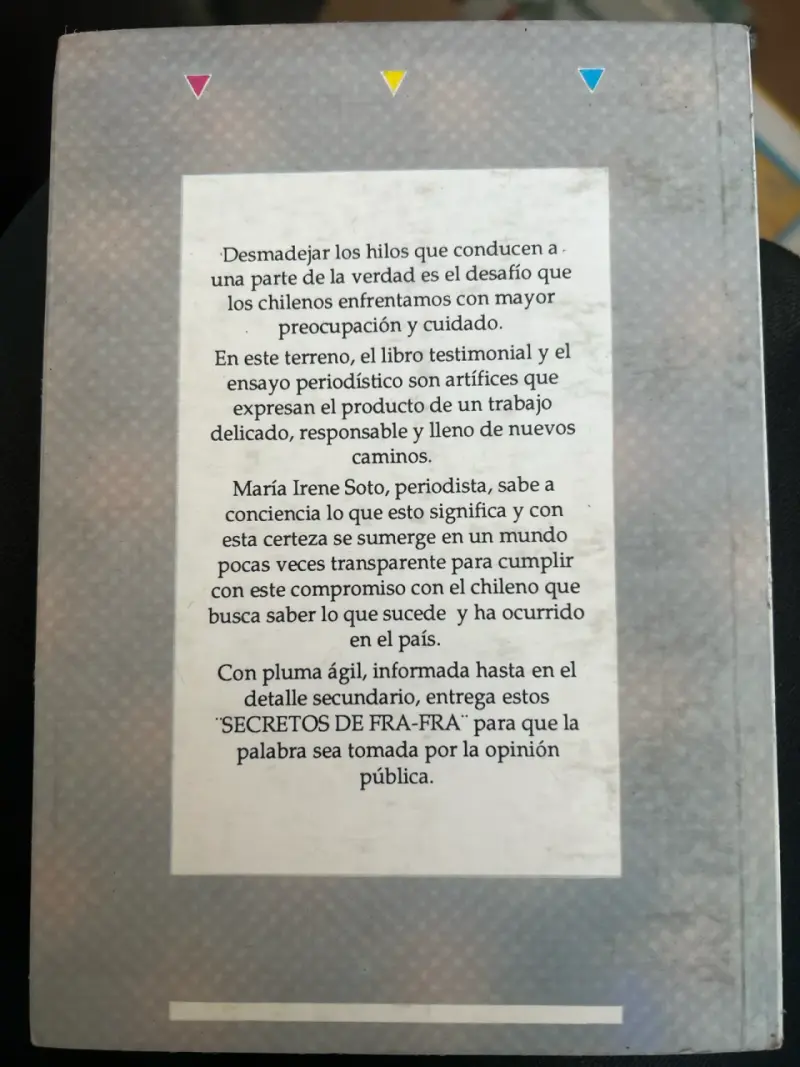 Libro Los Secretos de Fra Fra - 2