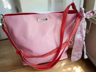 Juicy Couture bucket bag rosa Y2K - miniatura 1