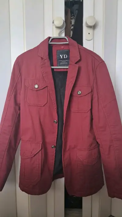 Chaqueta burdeos de hombre - miniatura 2