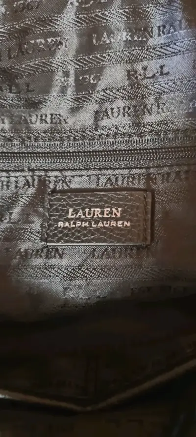 Tote Lauren Ralph Lauren negro – diseño clásico - miniatura 3
