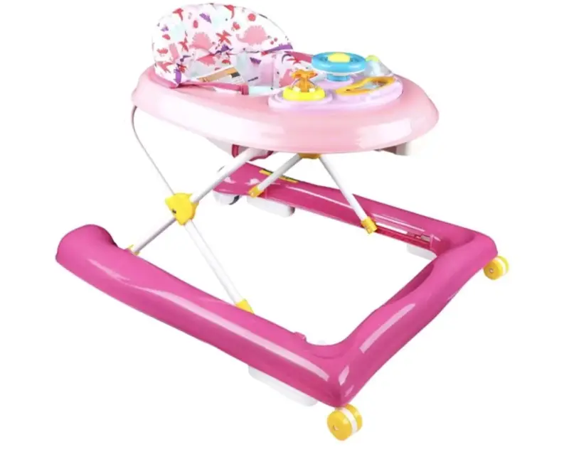 Andador para bebé rosa