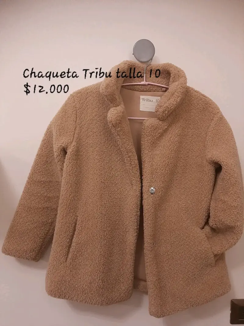 Chaqueta Tribu beige talla 10