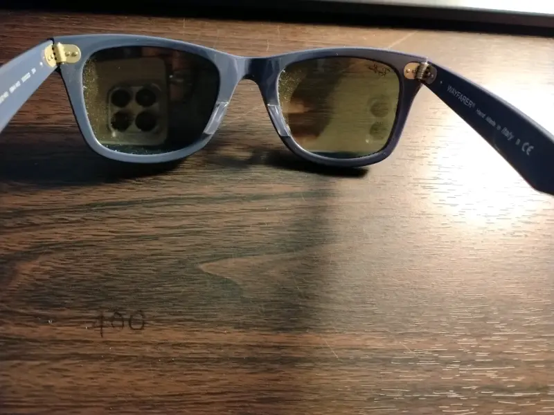 Gafas de sol Wayfarer blancas - 5