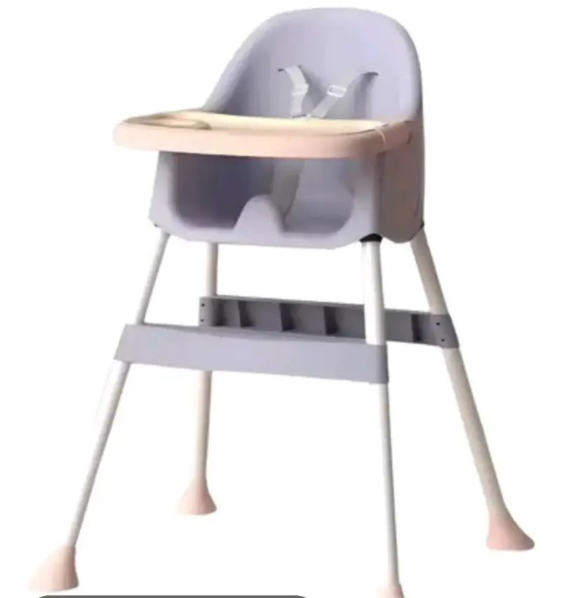 Silla de comer infantil (color pastel) - 1