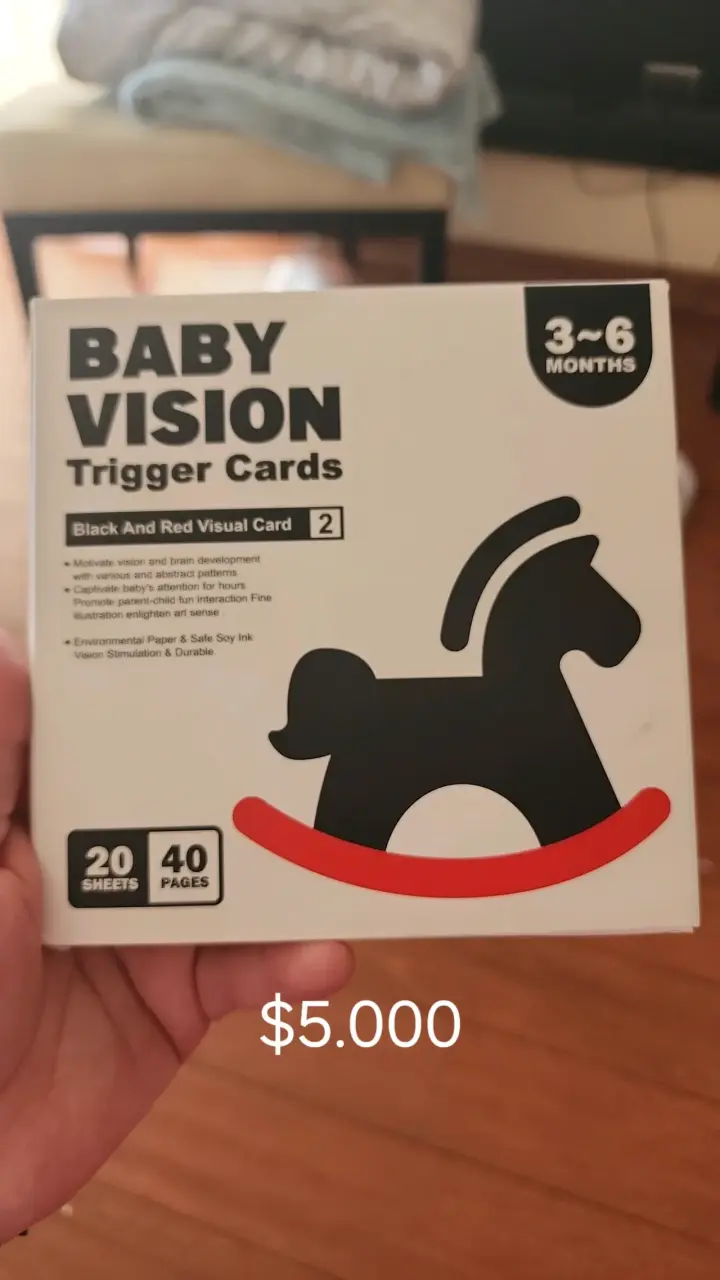 Tarjetas visuales bebé 3-6 meses