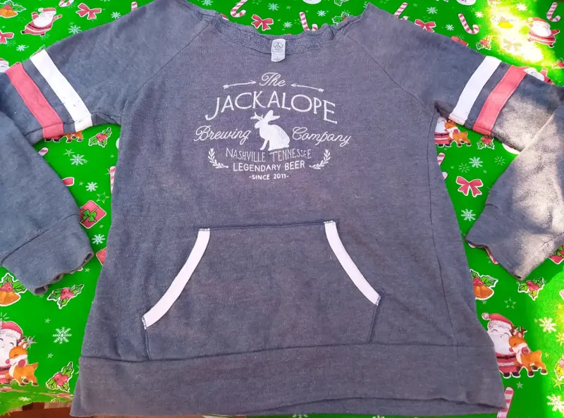 Polerón Jackalope Brewing gris - 1