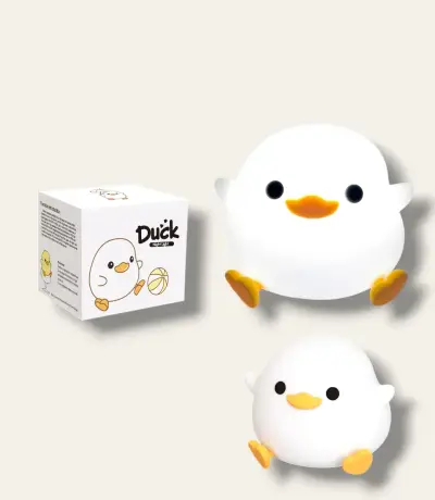Lámpara LED patito blanco - miniatura 1