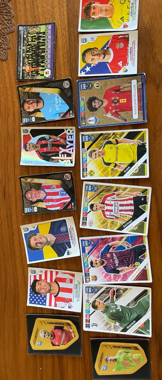 Colección tarjetas de fútbol FIFA 365