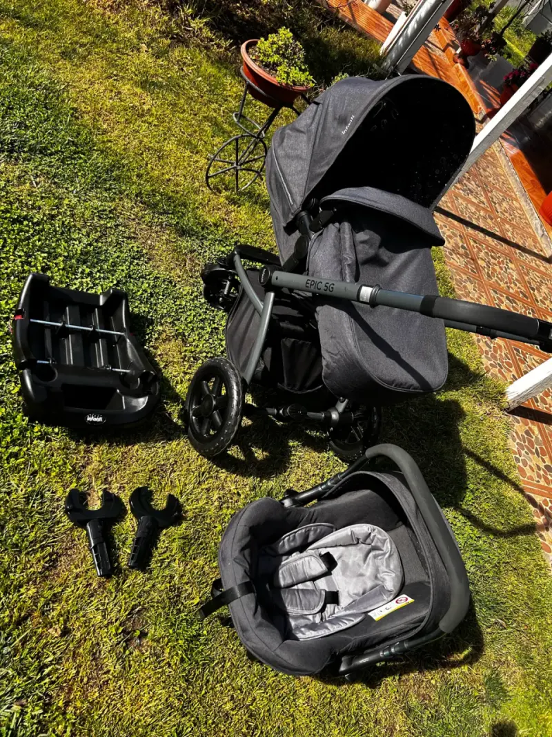 Coche Epic 5g Travel System Negro - 2