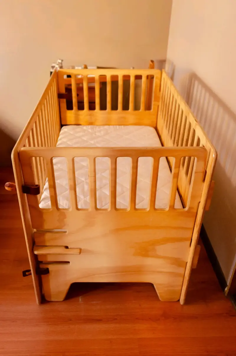 Cuna de madera ajustable - 5