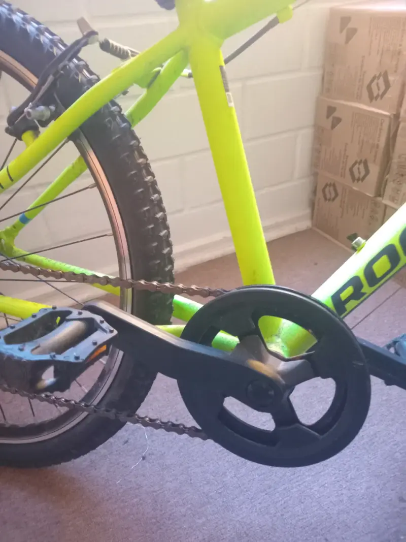 Bicicleta Rockrider amarilla aro 24 - 3