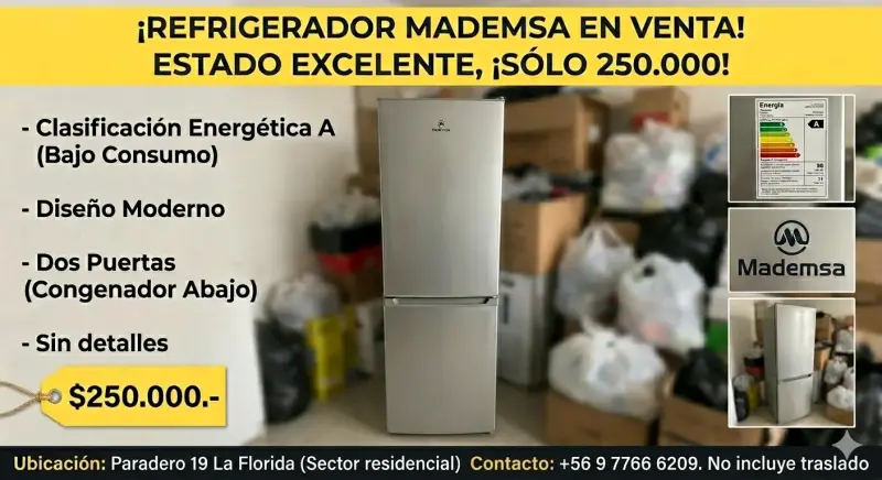 Refrigerador Mademsa en venta
