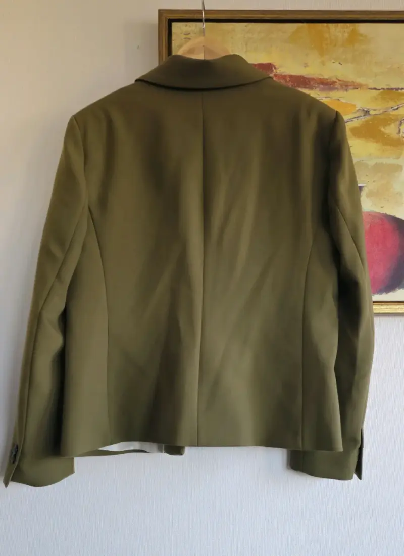 Blazer verde oliva de mujer Zara - 2