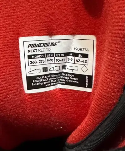 Patines Powerslide Next red 110 - miniatura 4