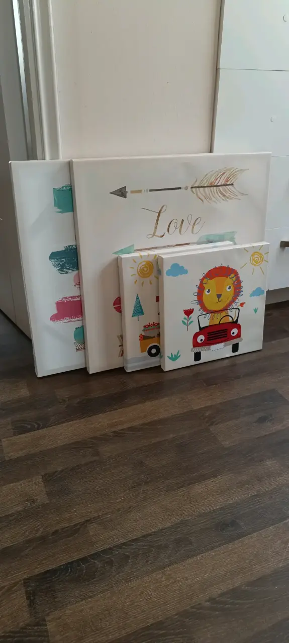 Set de cuadros infantiles decorativos - 1