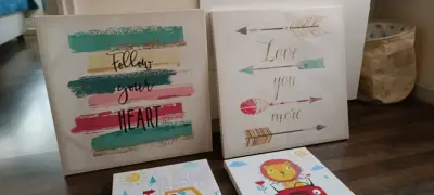 Set de cuadros infantiles decorativos - miniatura 2