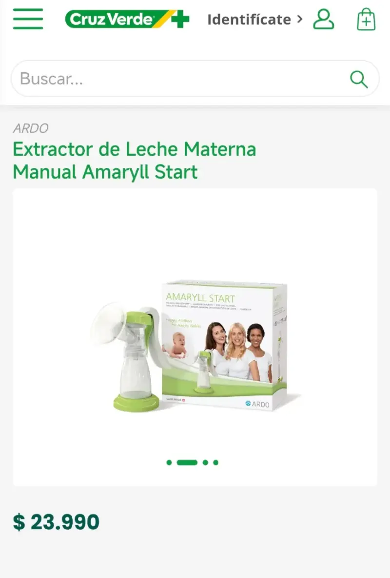 Extractor de leche manual Amaryll Start
