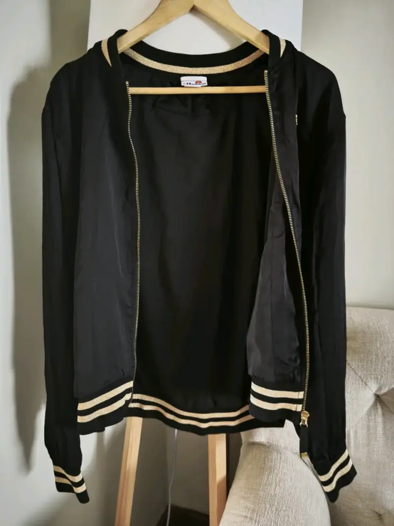 Chaqueta bomber negra Ellesse - 2