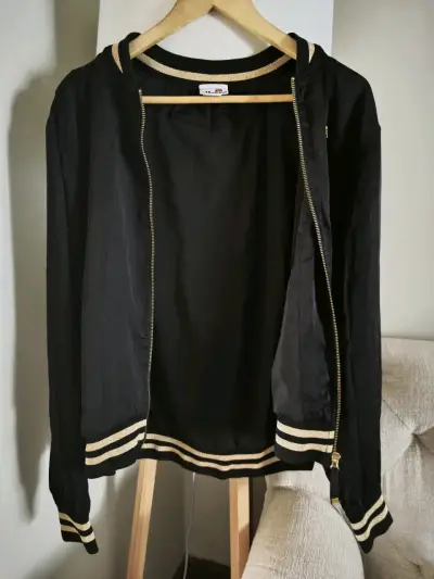 Chaqueta bomber negra Ellesse - miniatura 2
