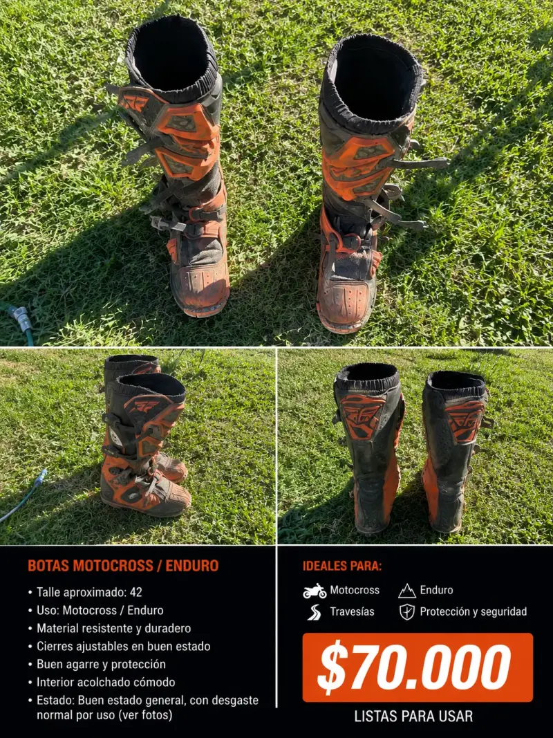 Botas de motocross talla 42