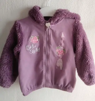 Chaqueta infantil lila "Boho Style"talla 12  meses - miniatura 1