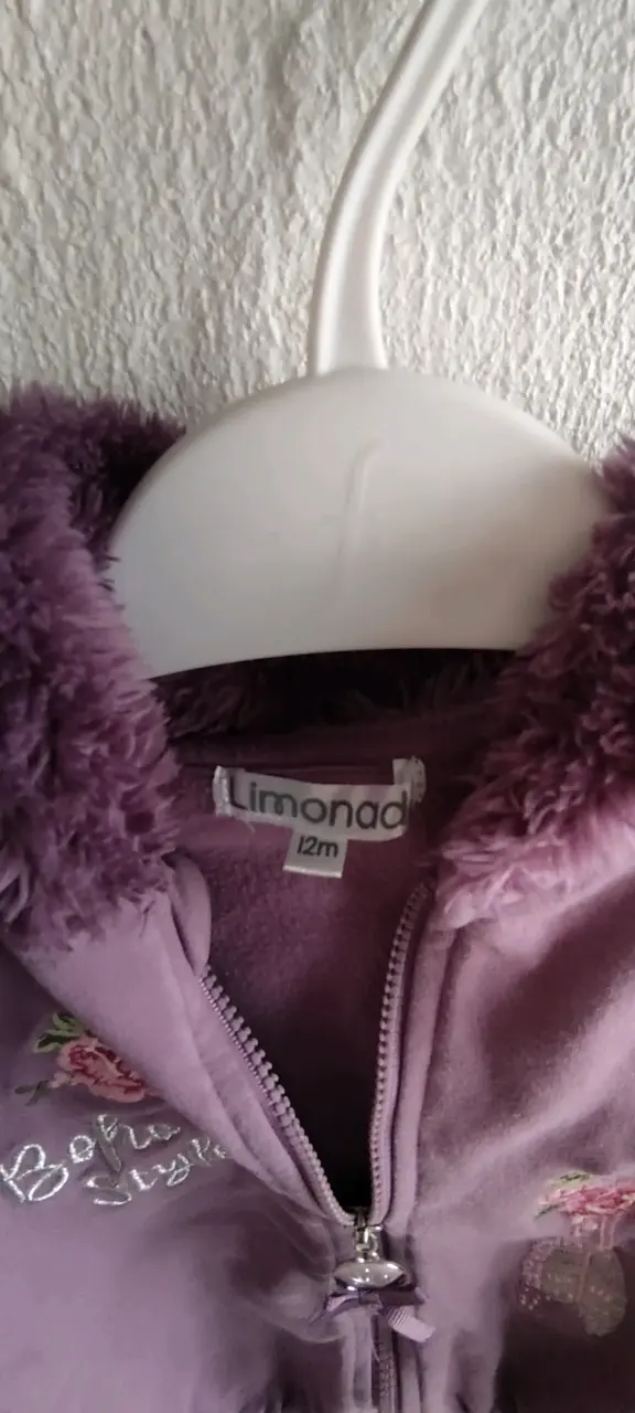 Chaqueta infantil lila "Boho Style"talla 12 meses - 2
