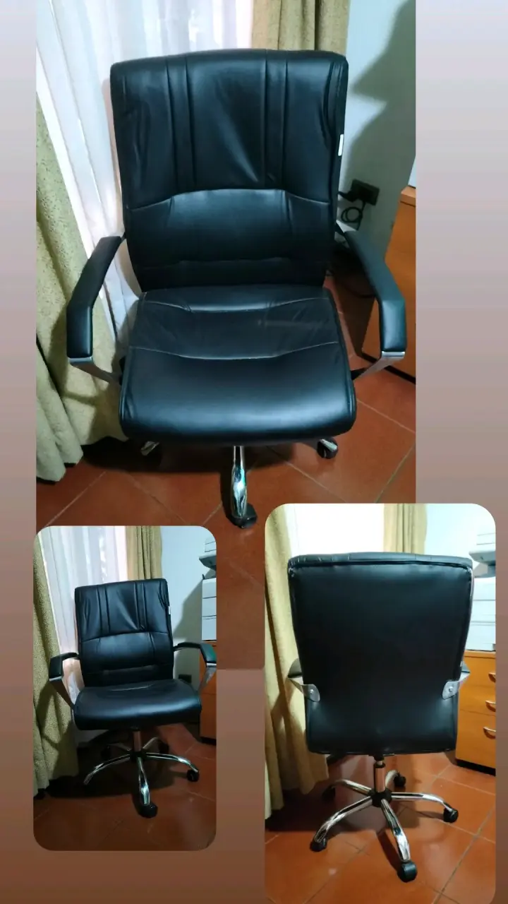 Silla de oficina ergonómica negra - 2