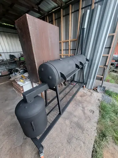 Parrilla ahumador grande metálica - miniatura 1