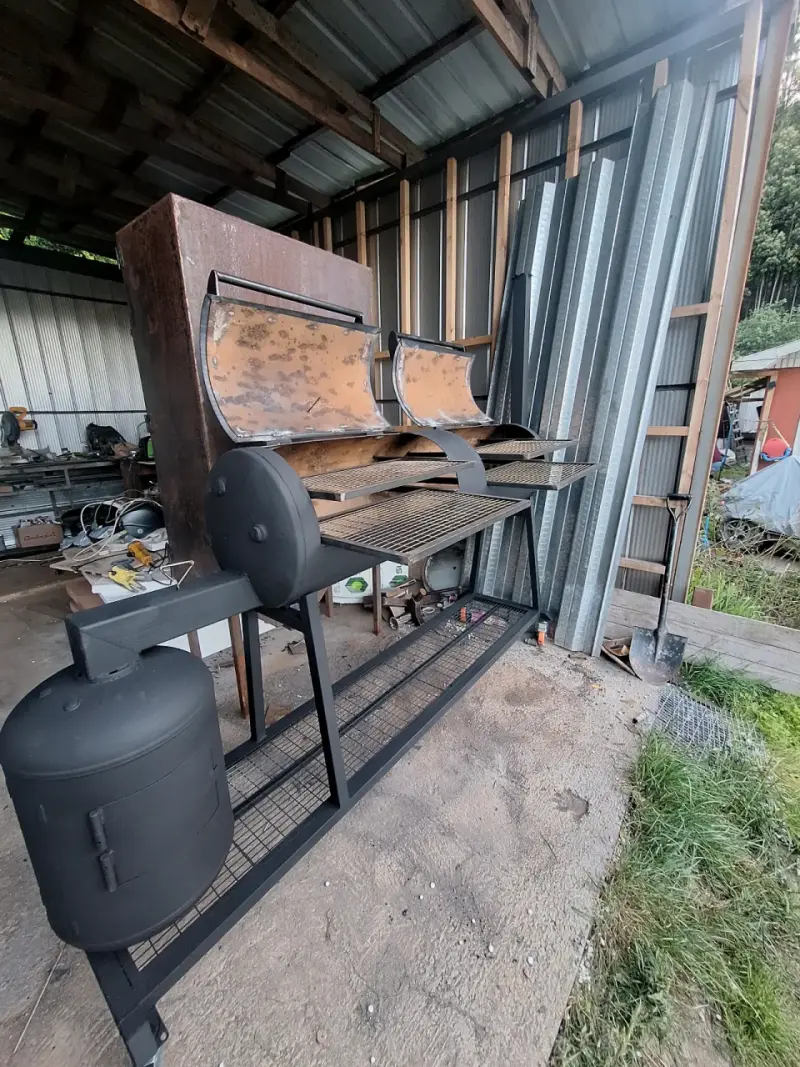 Parrilla ahumador grande metálica - 2