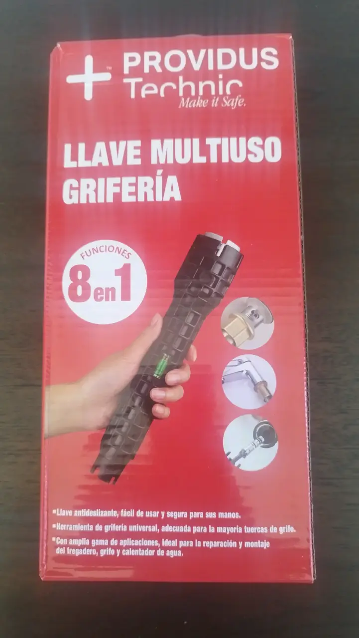 Llave universal multiuso para grifería