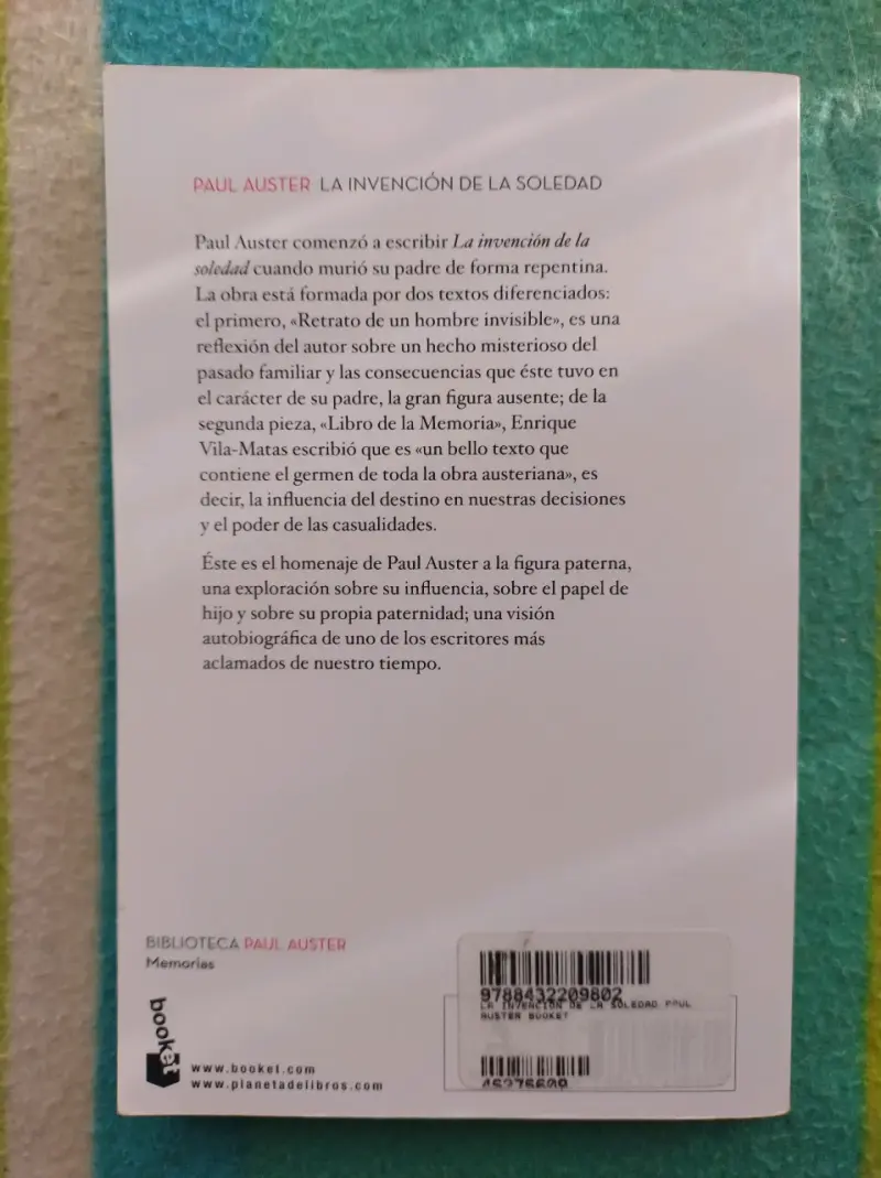 Libro 'La Invención de la Soledad' - 2